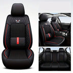Kit Capa Banco de Carro Completo em Couro Legítimo Italian + BRINDE: Kit Tapete Completo